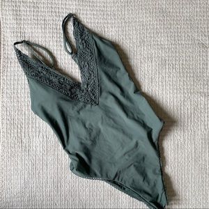 Aerie olive one piece